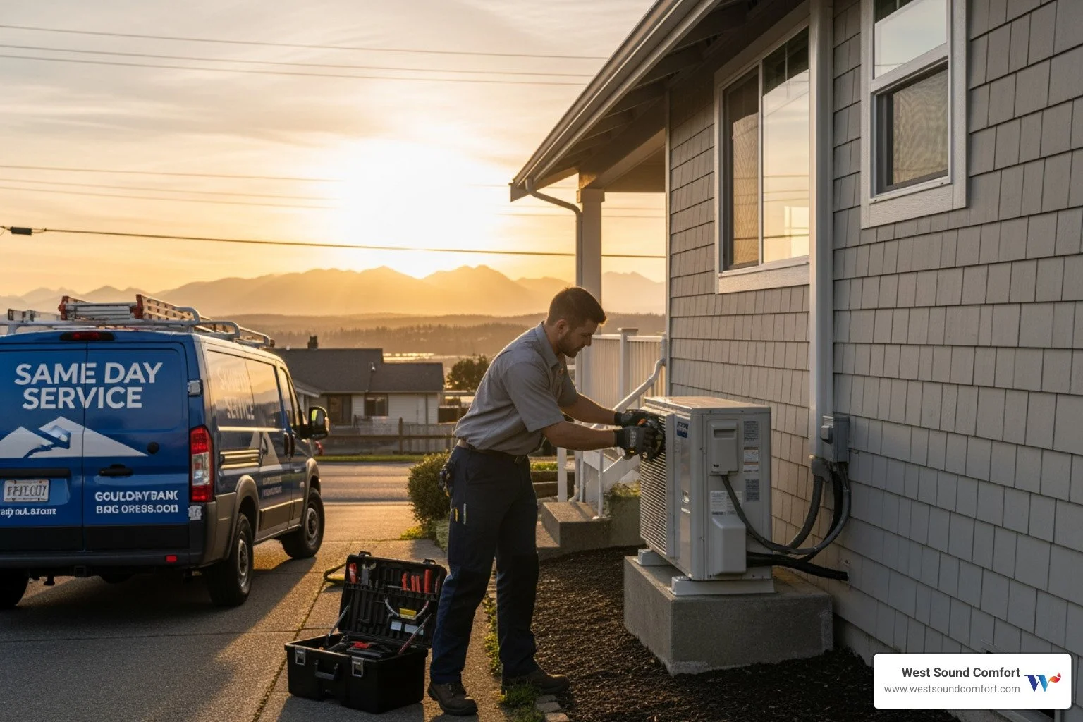 Quick Fixes: Same-Day Ductless Mini-Split Repair in Bremerton