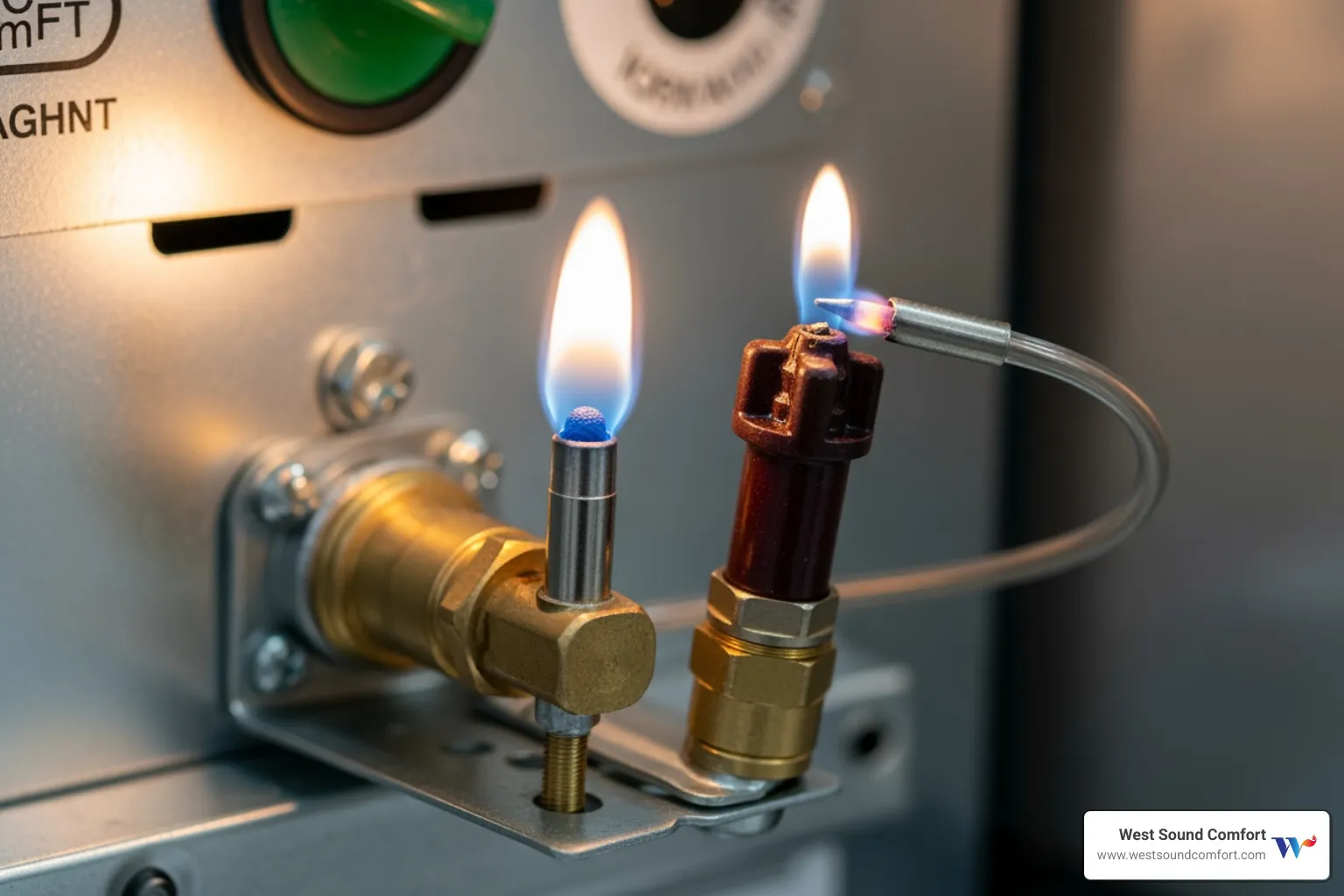 furnace pilot light assembly - furnace blowing cold air in burley, wa