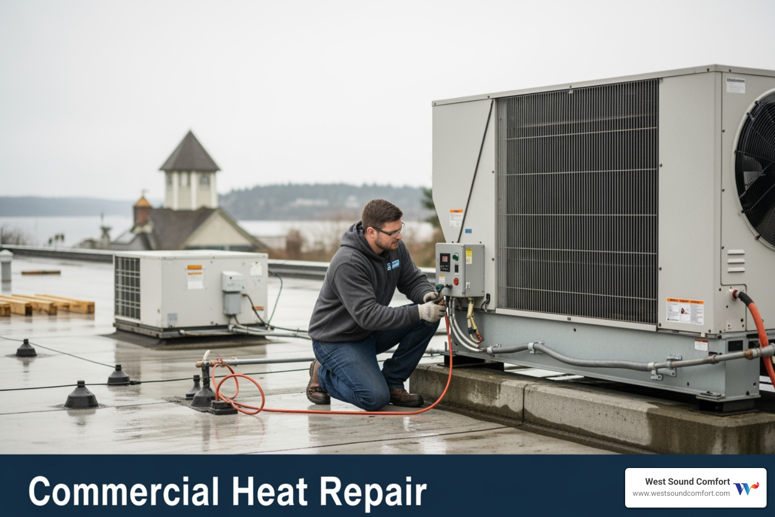 commercial heat pump repair in poulsbo, wa