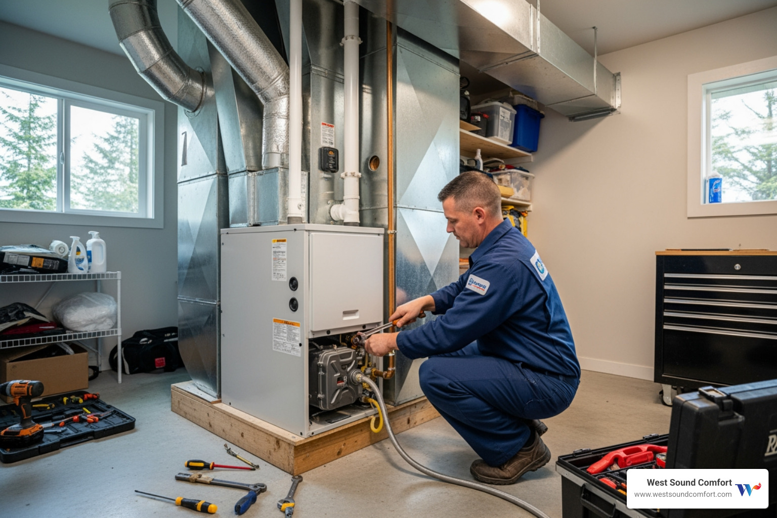 Your Home's Heart: Residential Furnace Installation Done Right in Silverdale