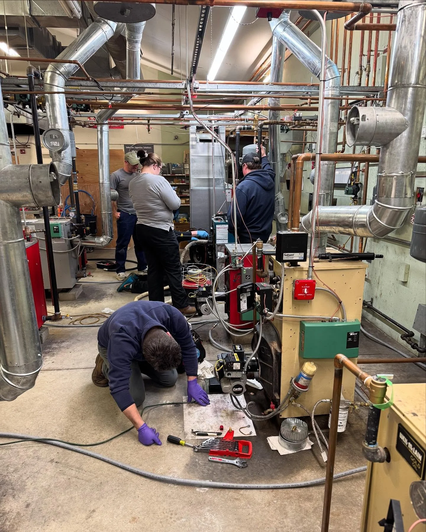 Brett &amp; Chris Complete Advanced HVAC Training in Maine