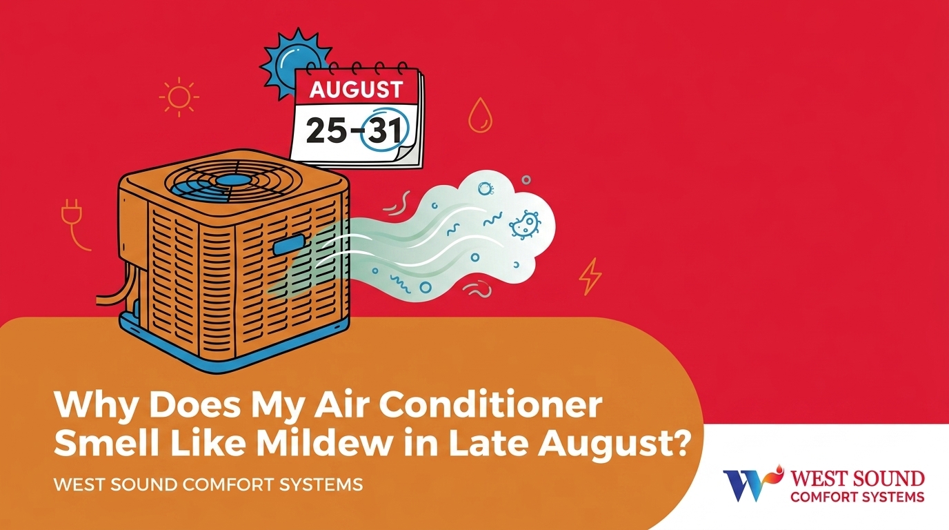Why Does My Air Conditioner Smell Like Mildew in Late August?