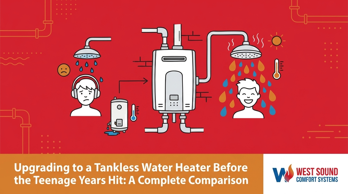 Upgrading to a Tankless Water Heater Before the Teenage Years Hit