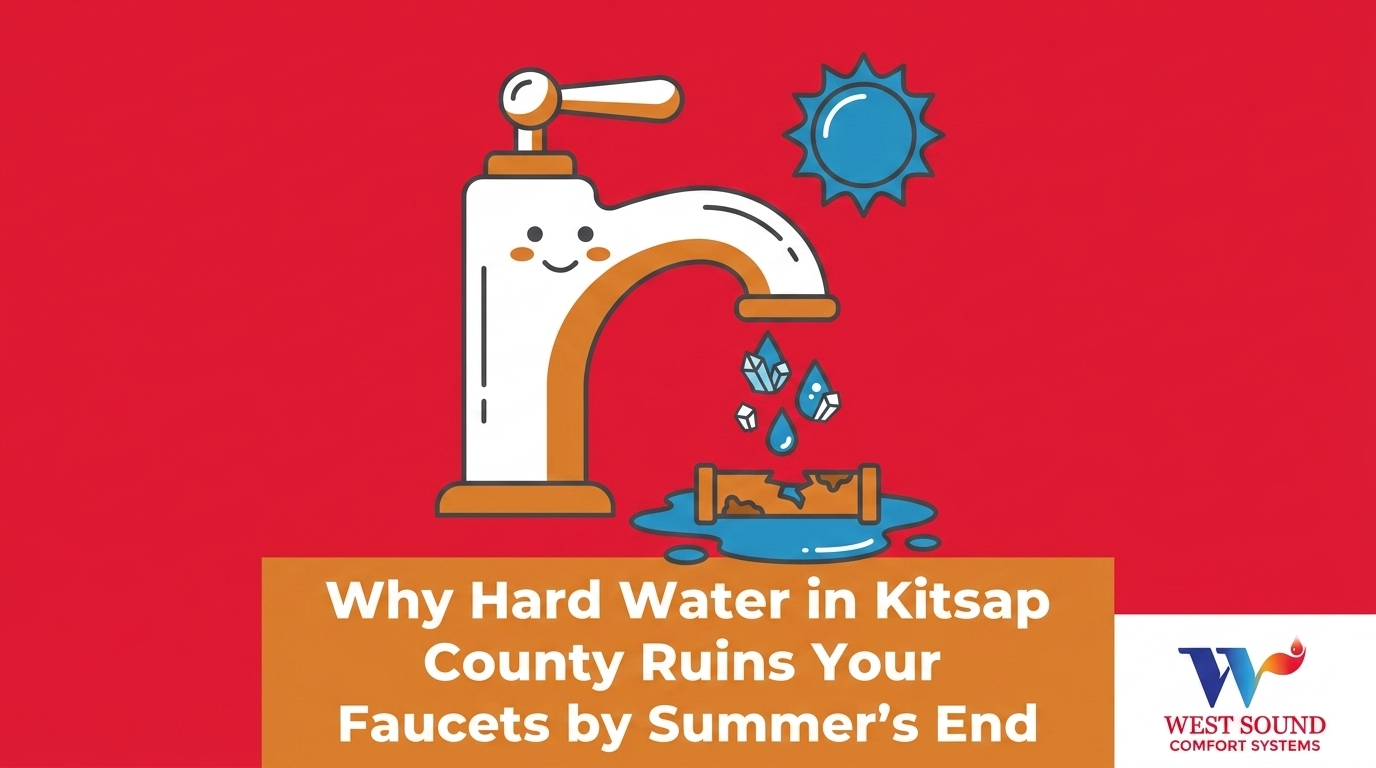 Hard Water in Kitsap County and Its Effect on Your Faucets by Summer's End