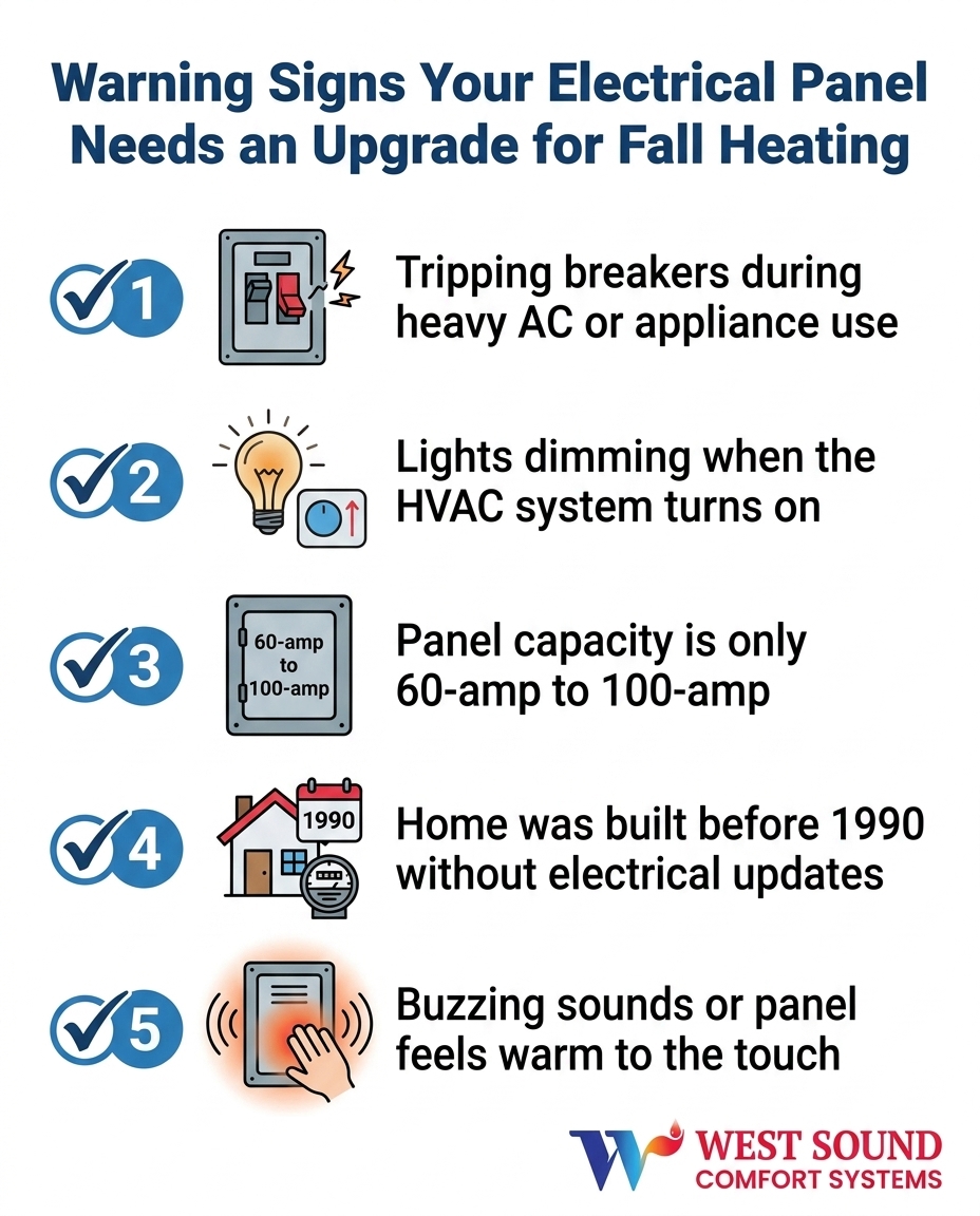 Warning Signs Your Electrical Panel Needs an Upgrade for Fall Heating
