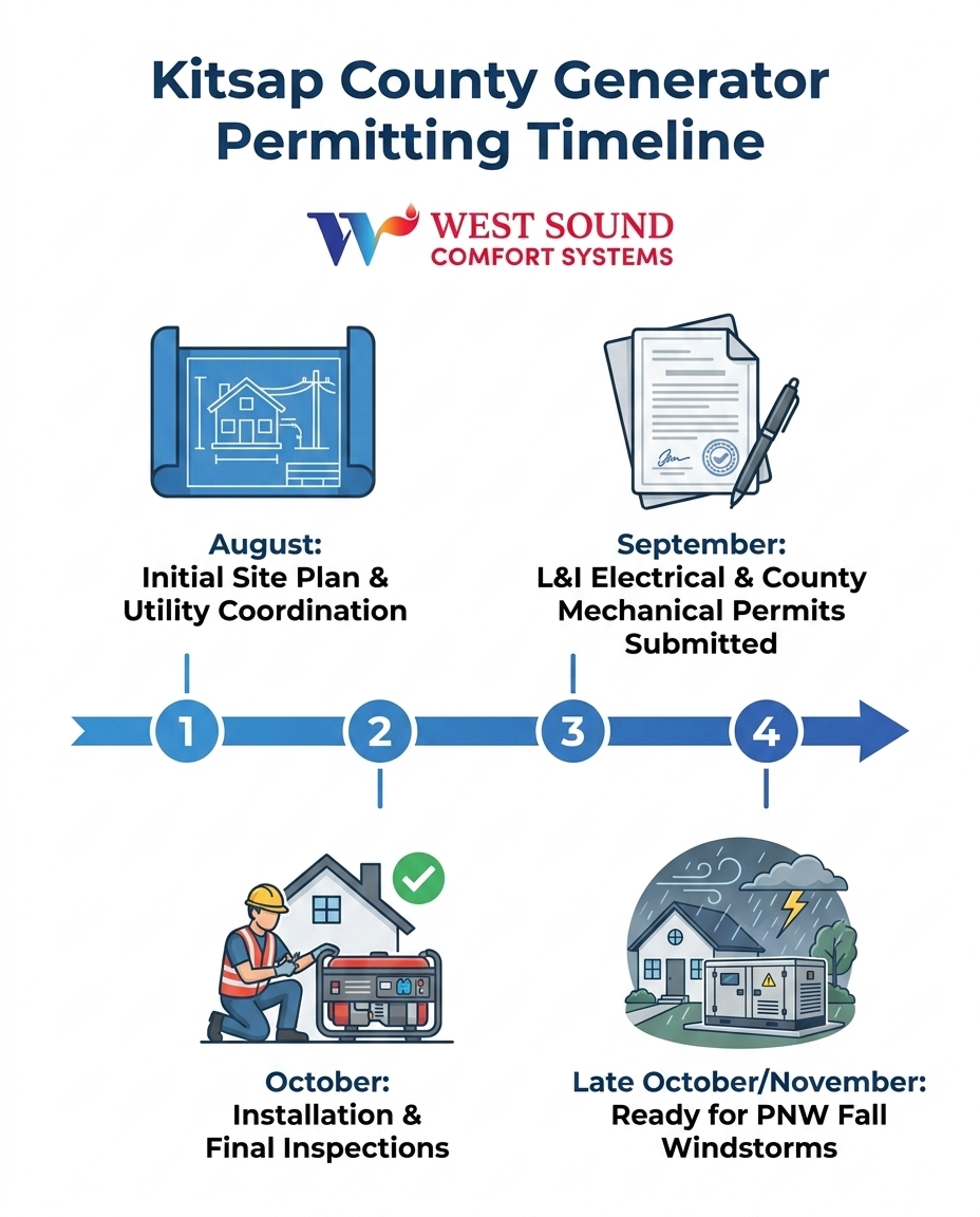 Kitsap County Generator Permitting Timeline