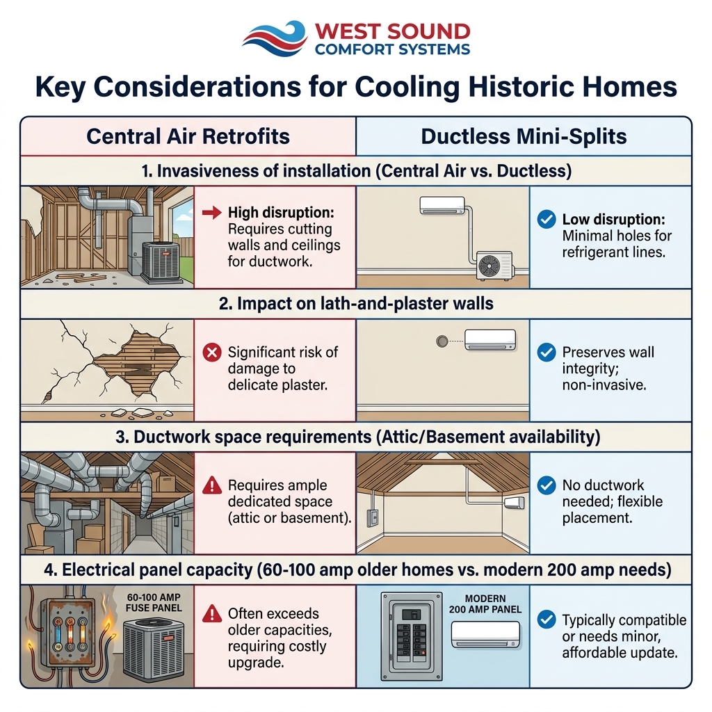 Key Considerations for Cooling Historic Homes