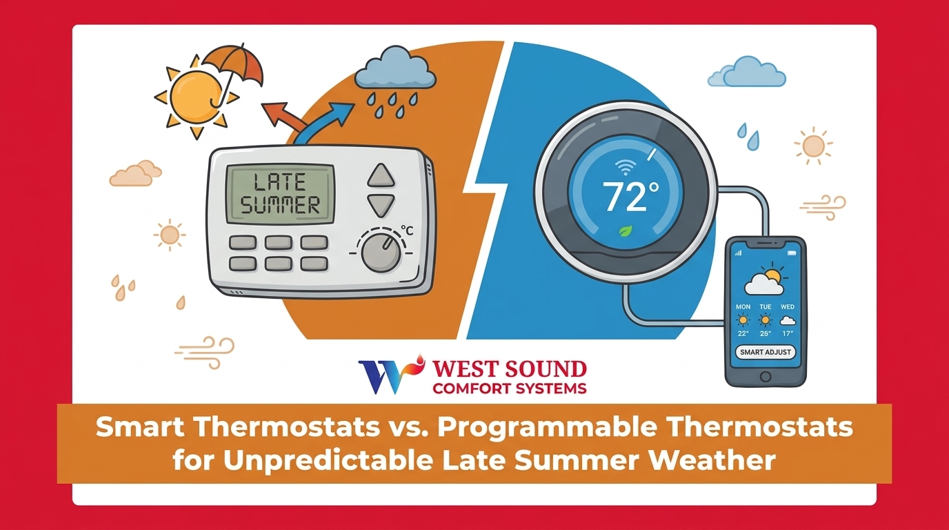 Smart Thermostats vs. Programmable Thermostats for Unpredictable Late Summer Weather
