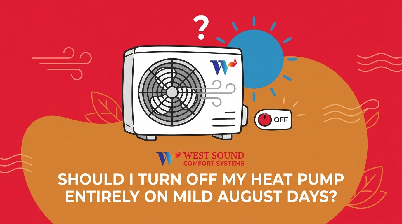 Should I Turn Off My Heat Pump Entirely on Mild August Days?
