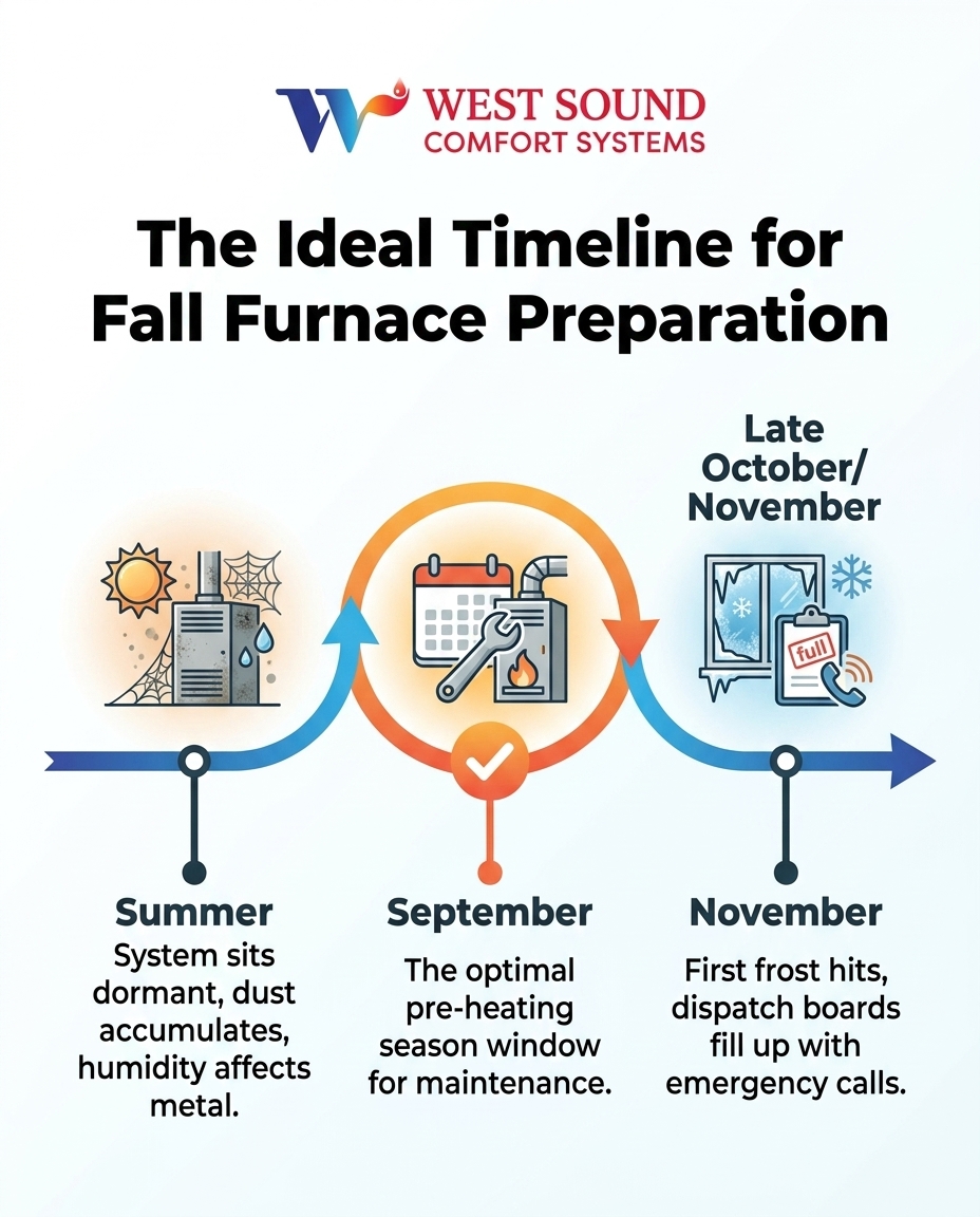 The Ideal Timeline for Fall Furnace Preparation