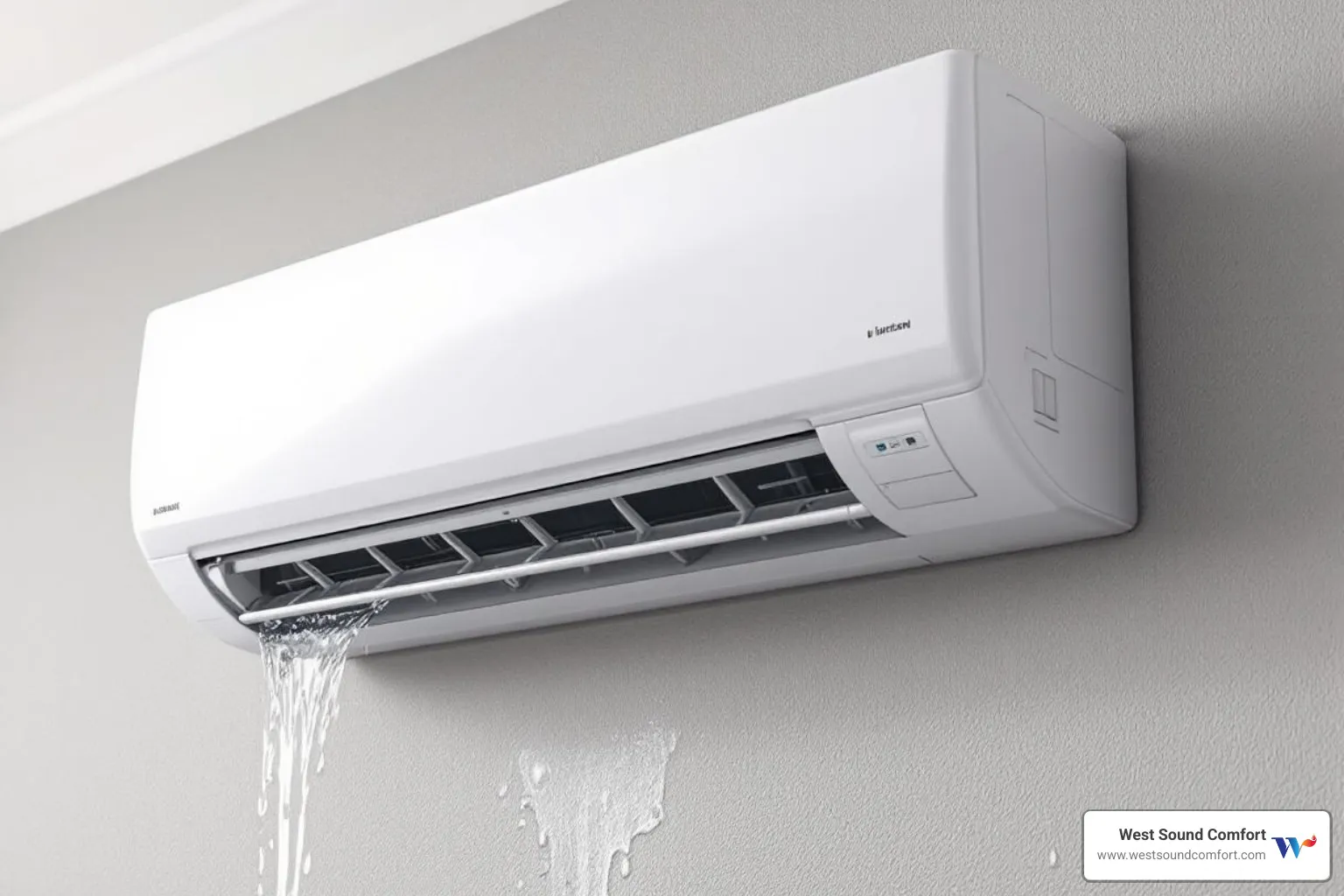 ductless mini-split leaking water - ductless mini-split leaking water in silverdale, wa