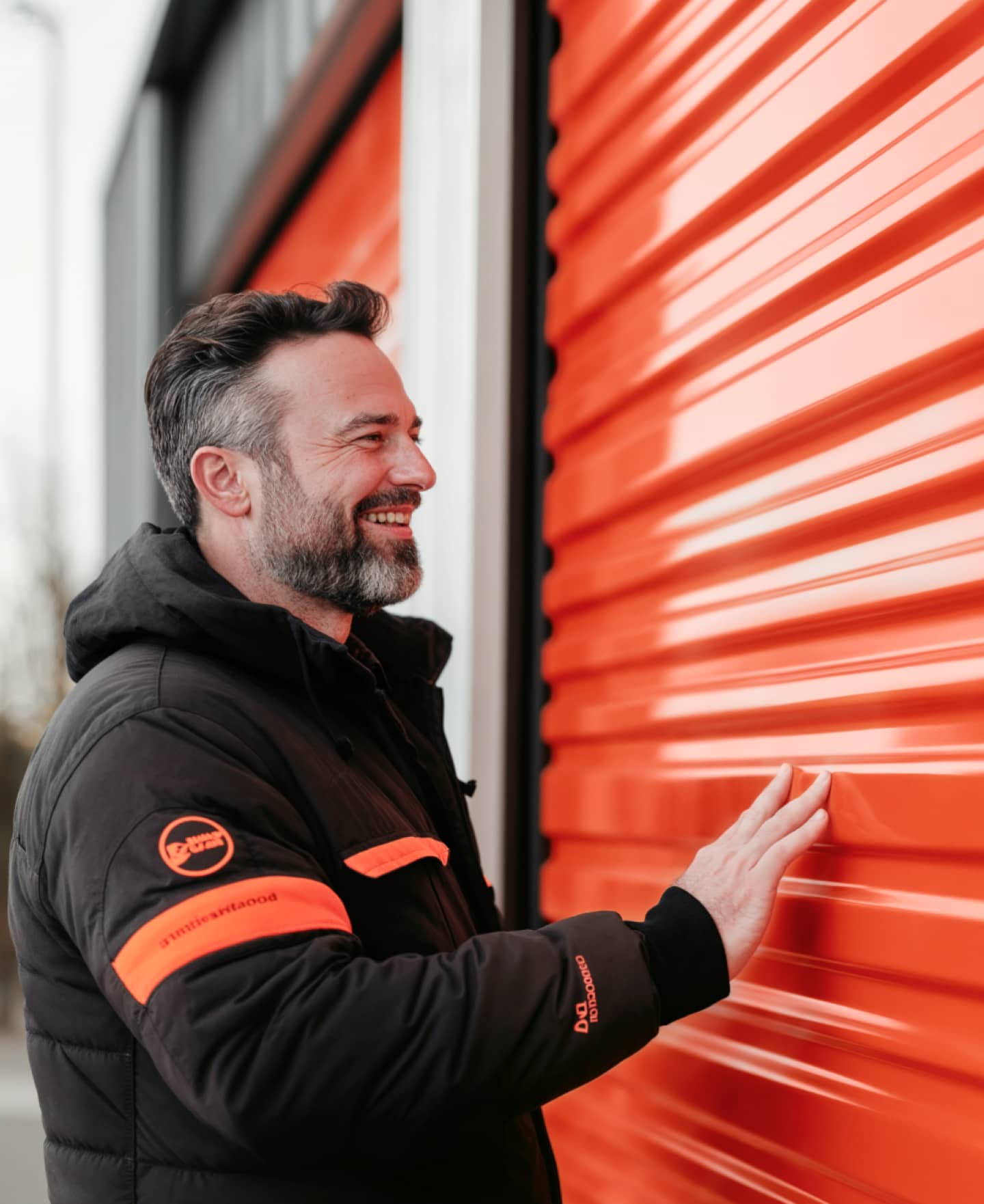 Self Storage Happy Man - SelfStorage X Webflow Template
