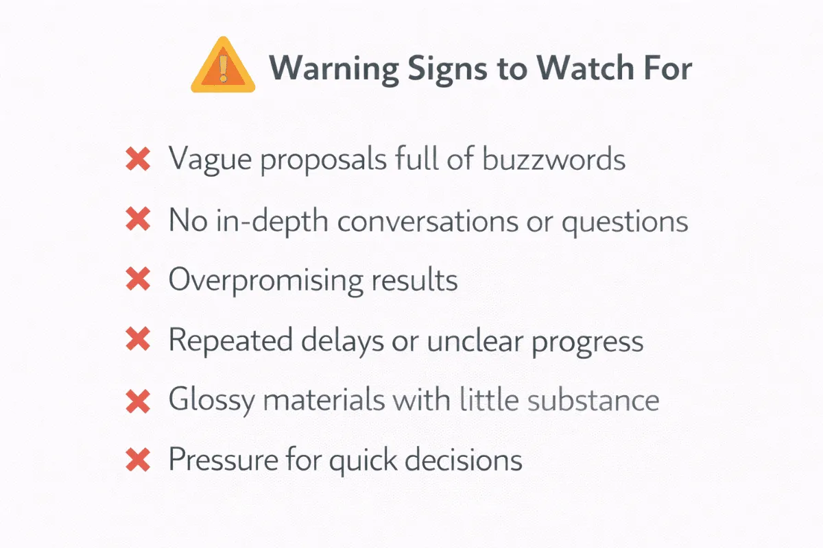 Consultant Red Flags