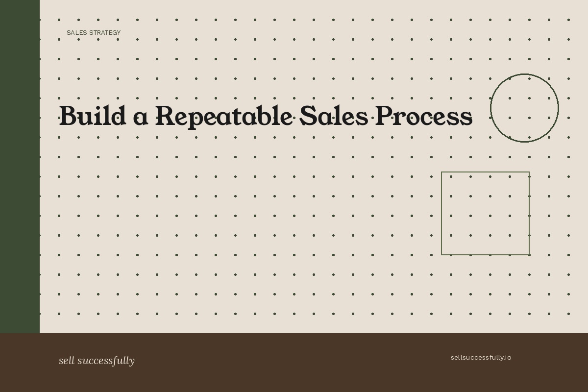 Building a repeatable sales process for SaaS startups with scalable methodology
