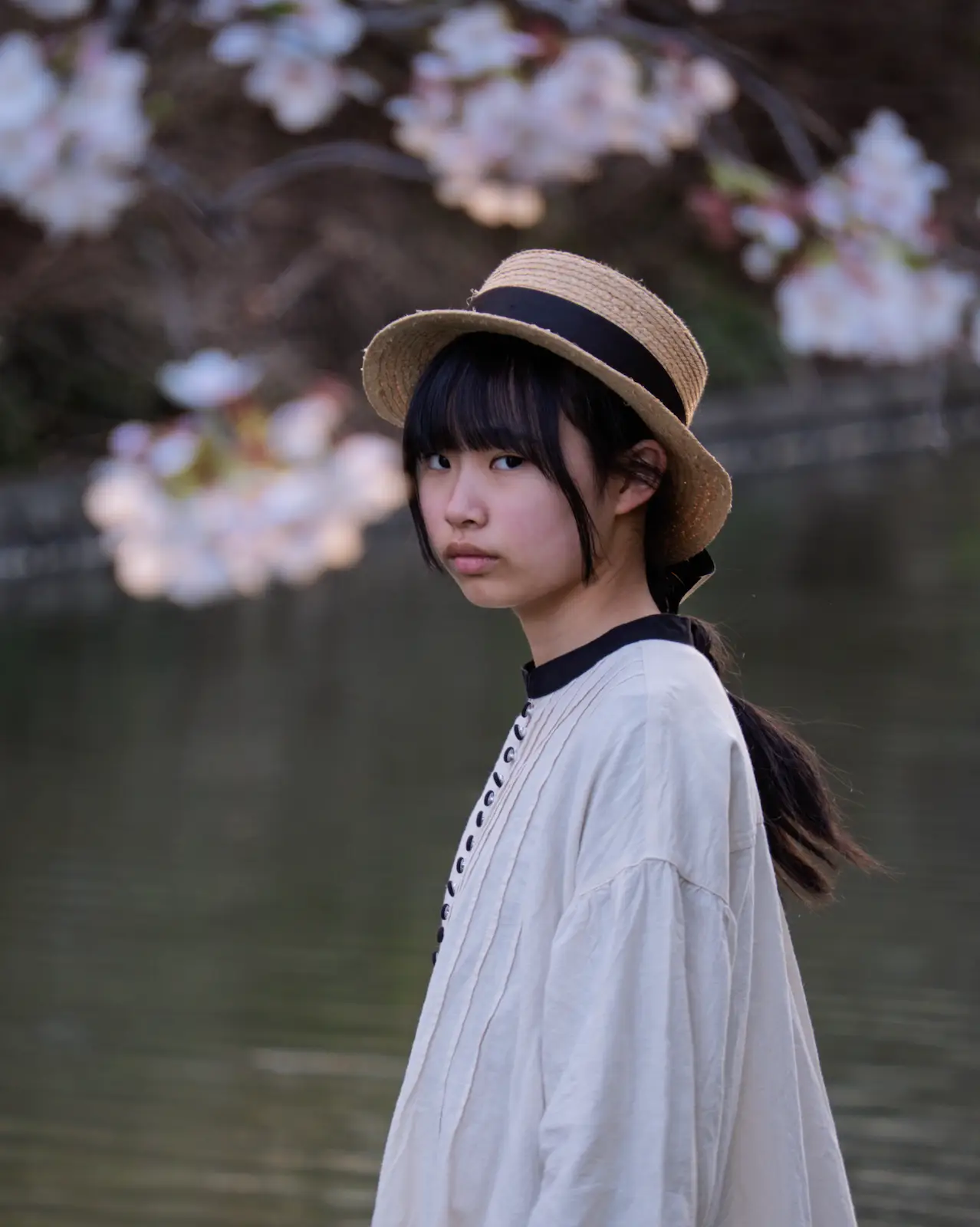 Antes: retrato de una joven japonesa, sin revelar