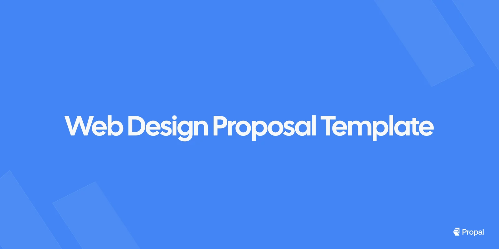 Propal blog thumbnail: web design proposal template