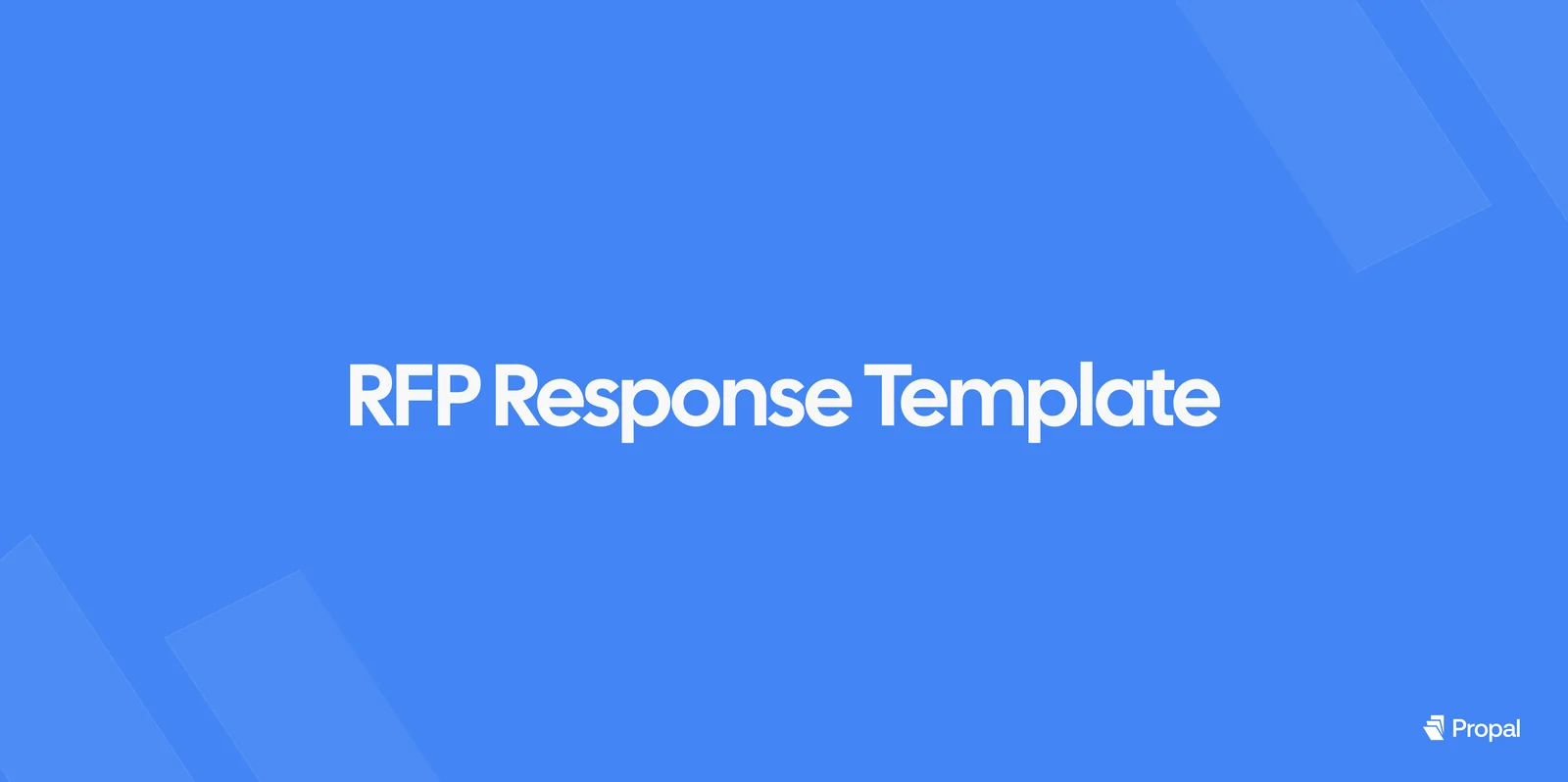 Propal blog thumbnail: RFP response template