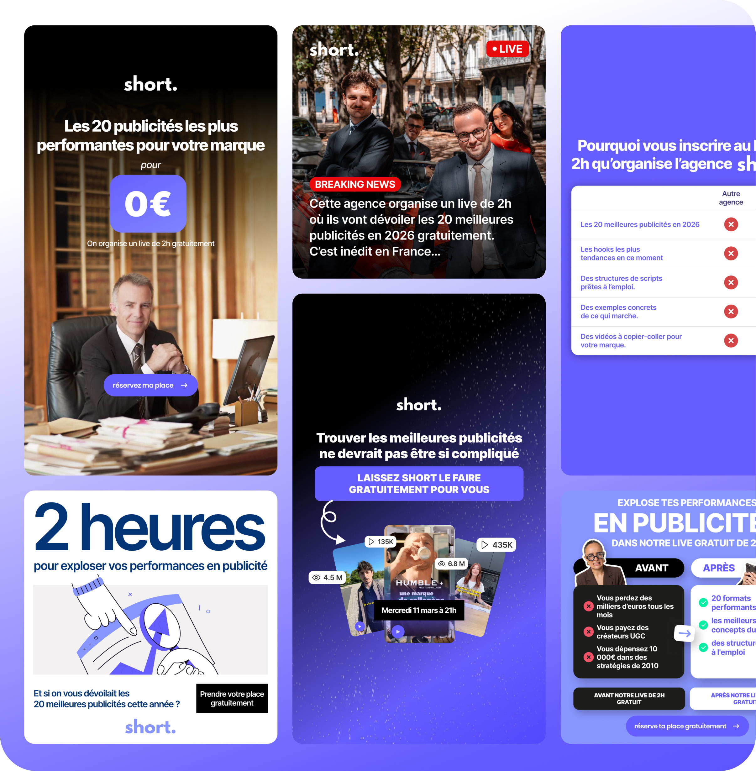 Projet Agence Short réalisé par Design Elite