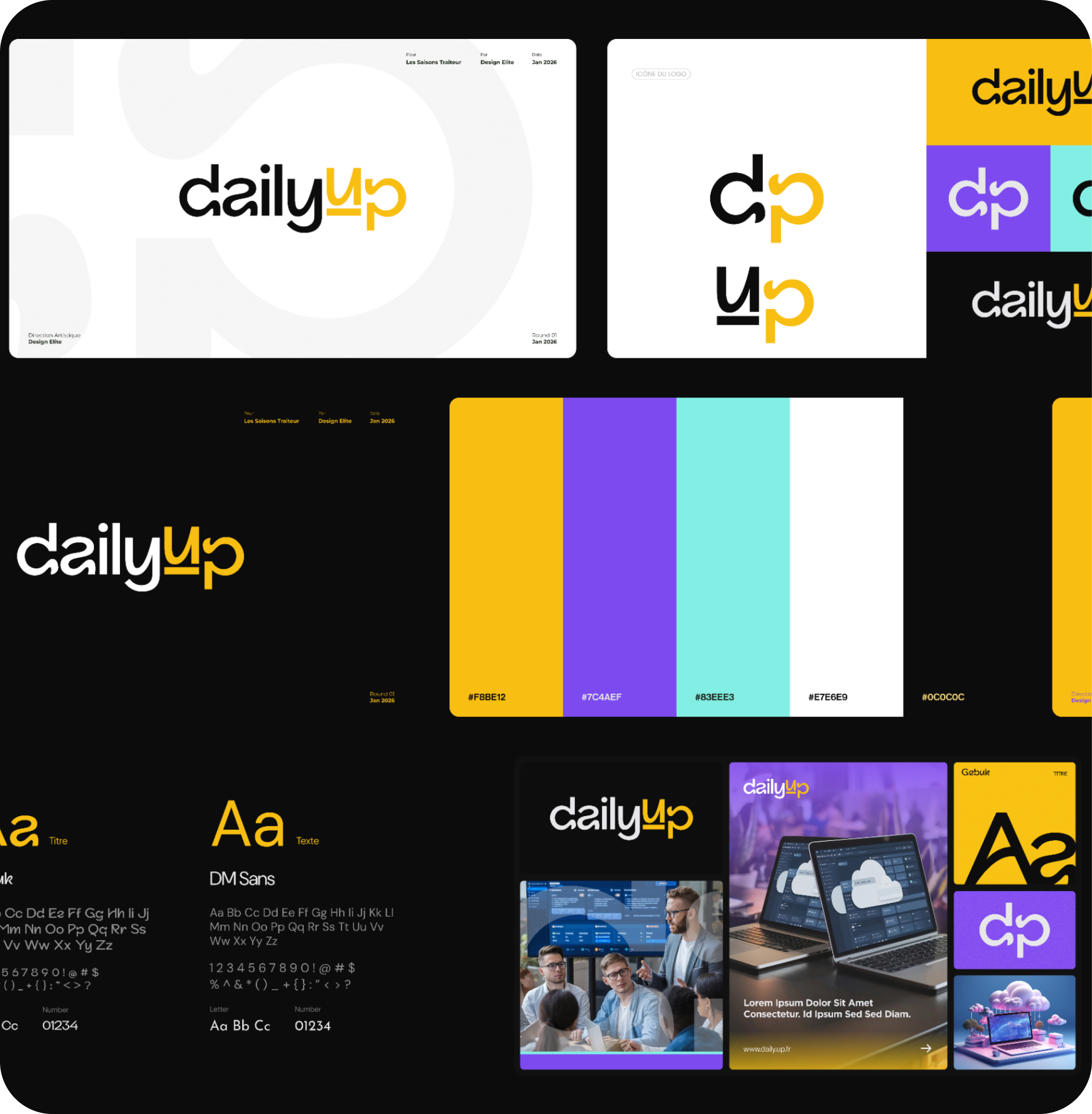 Projet Daily Up réalisé par Design Elite
