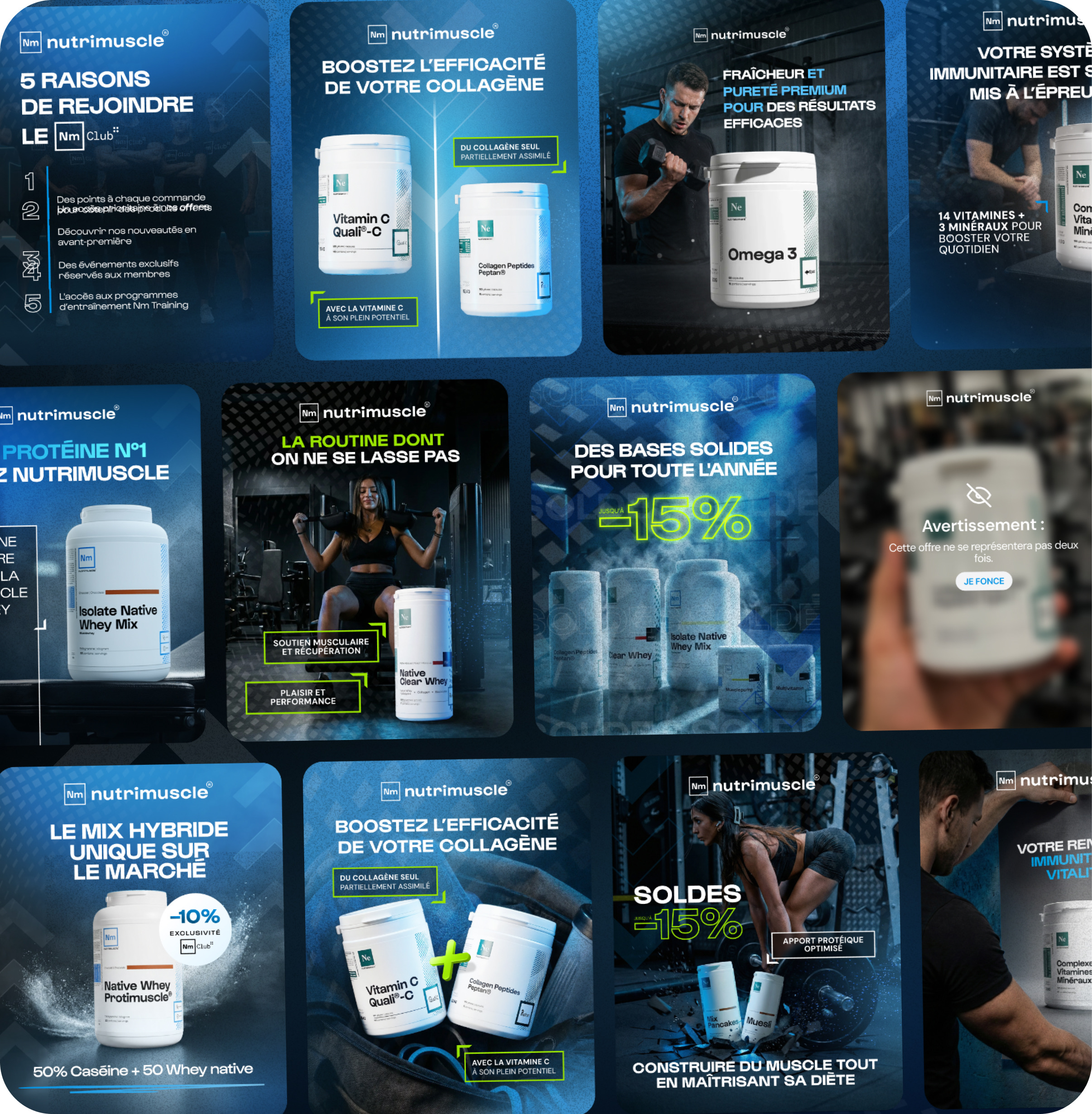 Projet Nutrimuscle réalisé par Design Elite