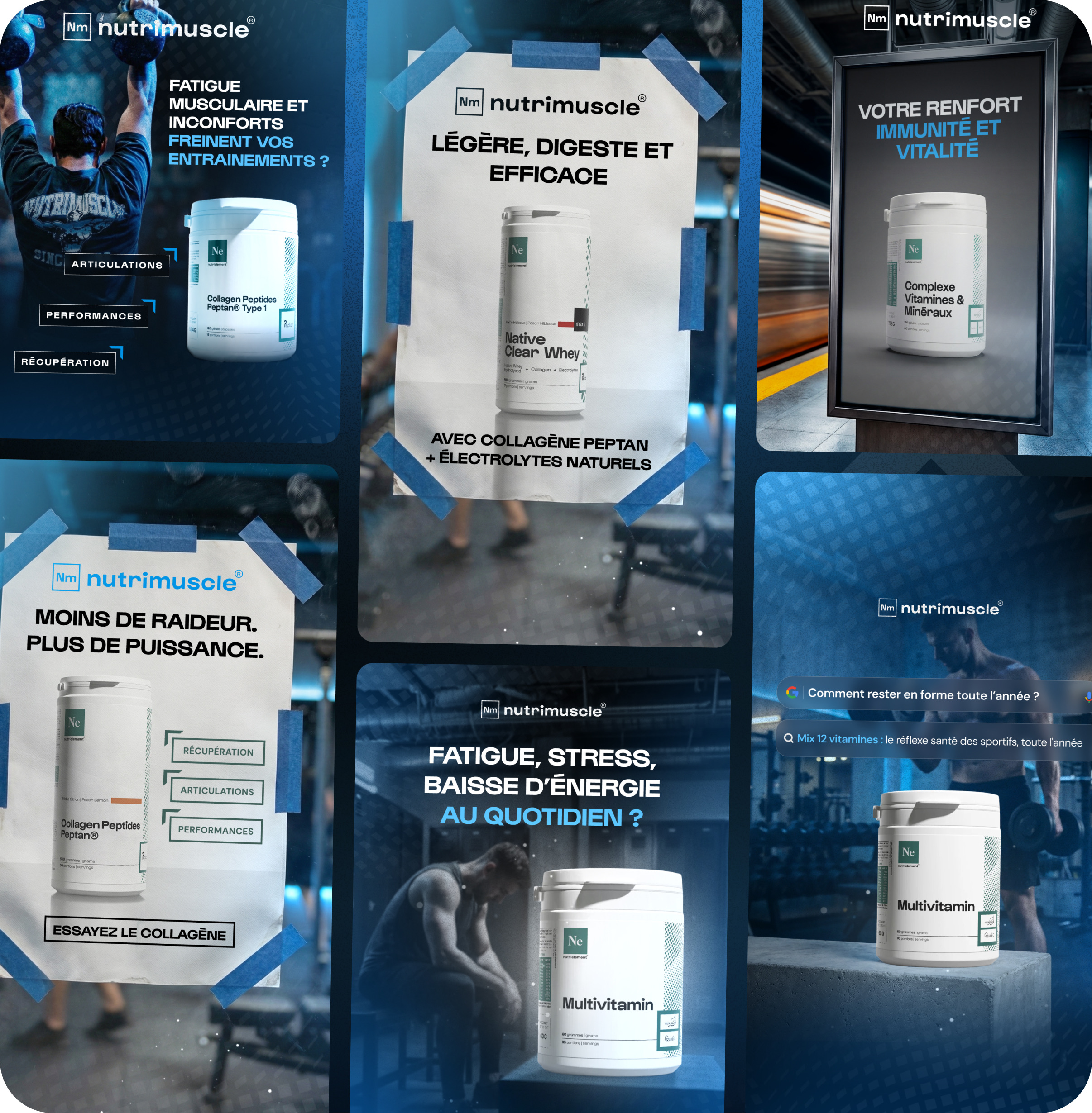 Projet Nutrimuscle réalisé par Design Elite