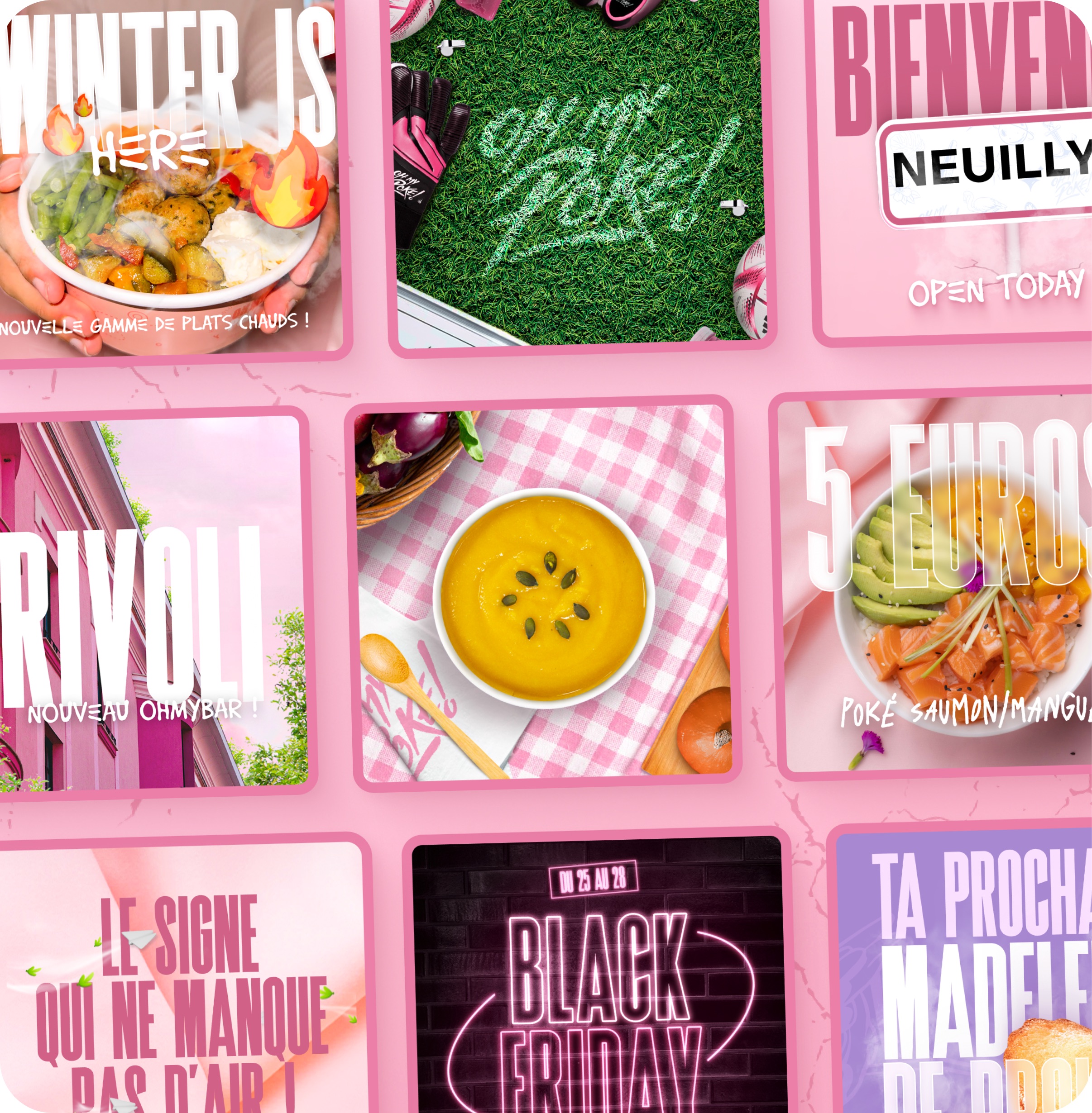 Projet Oh My Poke réalisé par Design Elite