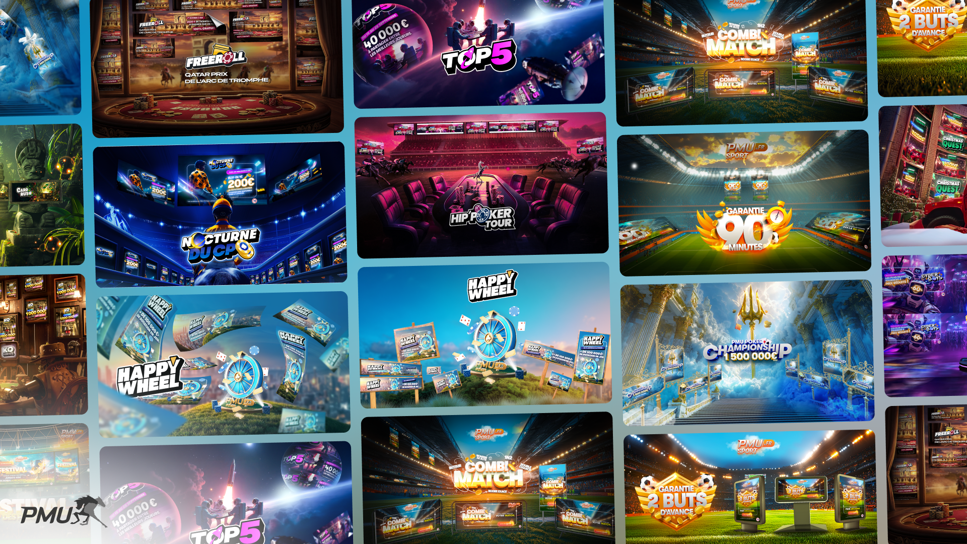 Image d'en-tête du cas client PMU par Design Elite