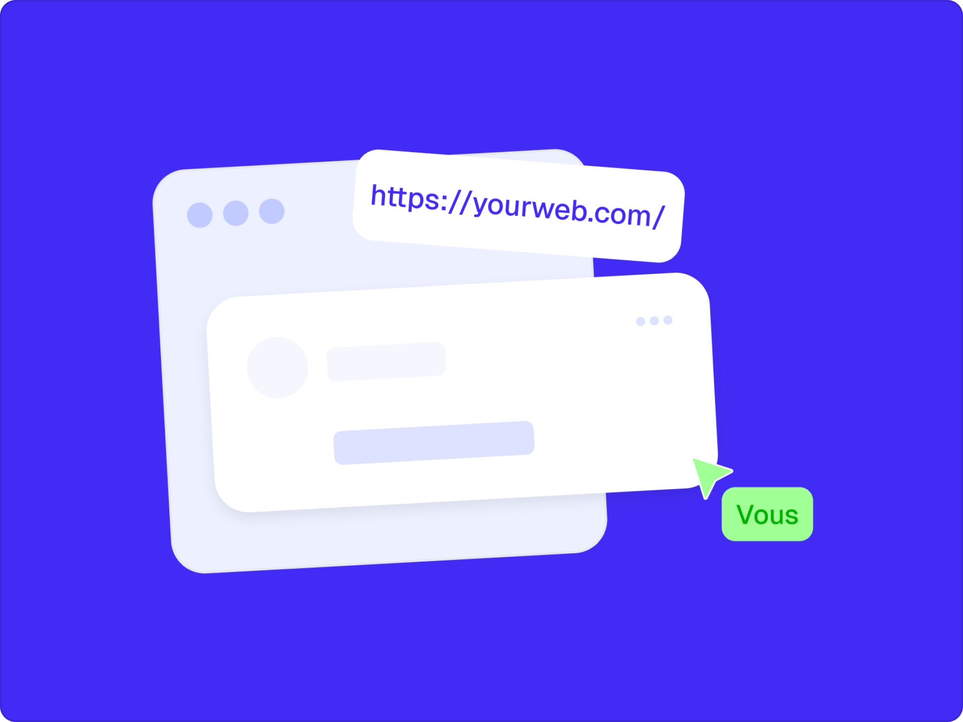 Visuel du service Site Web, second avantage