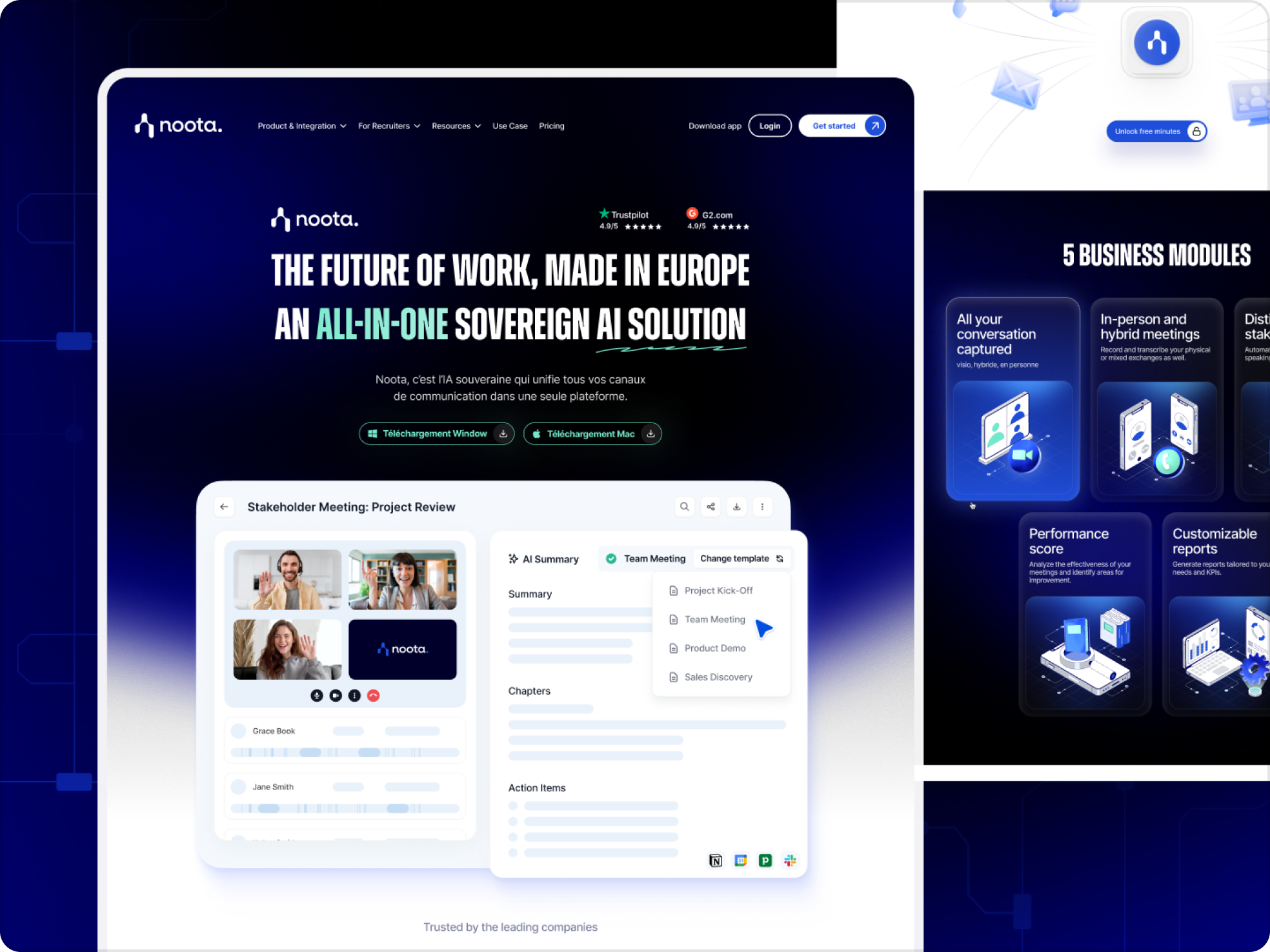 Visuel du service Site Web, avantage principal