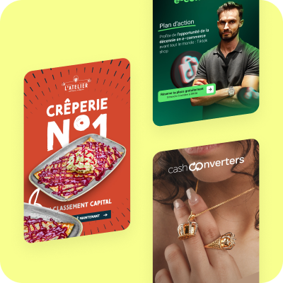 Illustration du service Creative ads de Design Elite