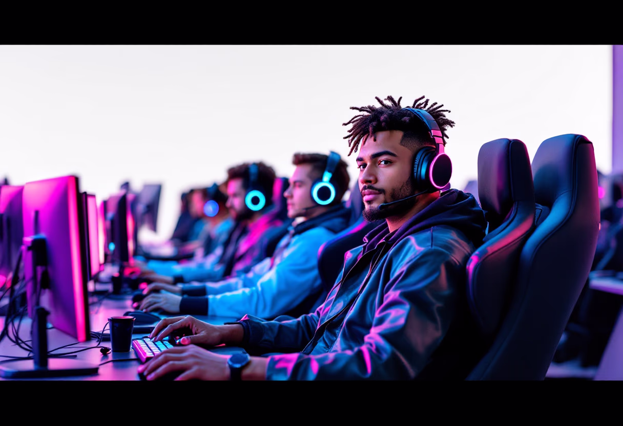 image of gaming tournaments (for a gaming and entertainment)