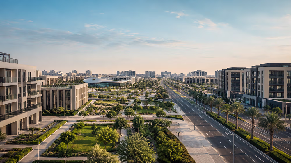 Dubai South residential development near Al Maktoum airport — Dubai's fastest-growing investment corridor.