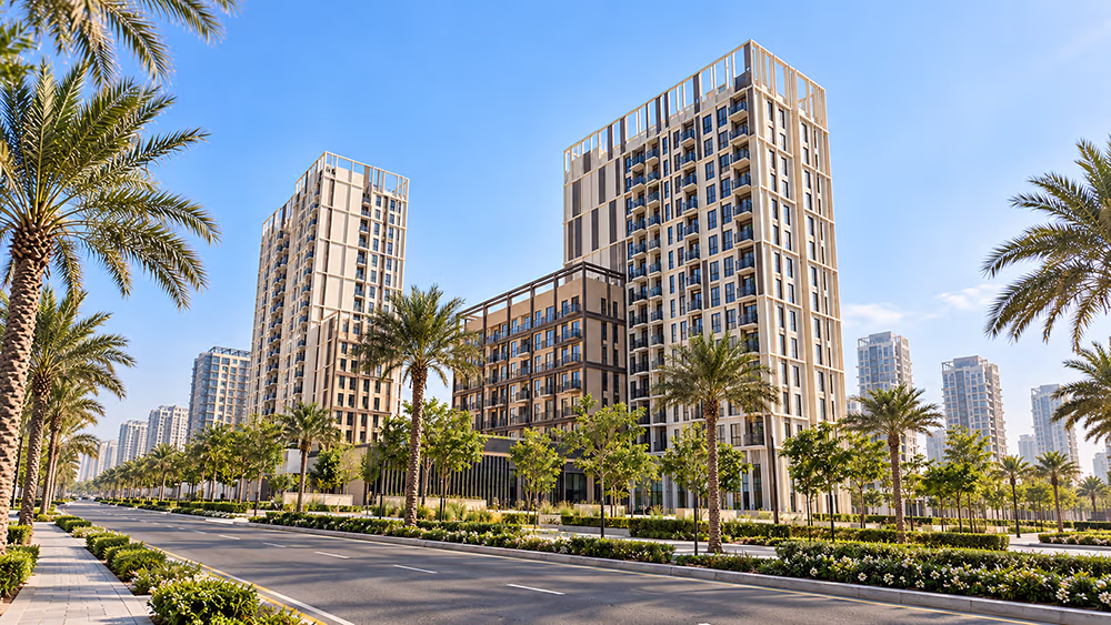 Apartment building at Socio in Dubai Hills Estate