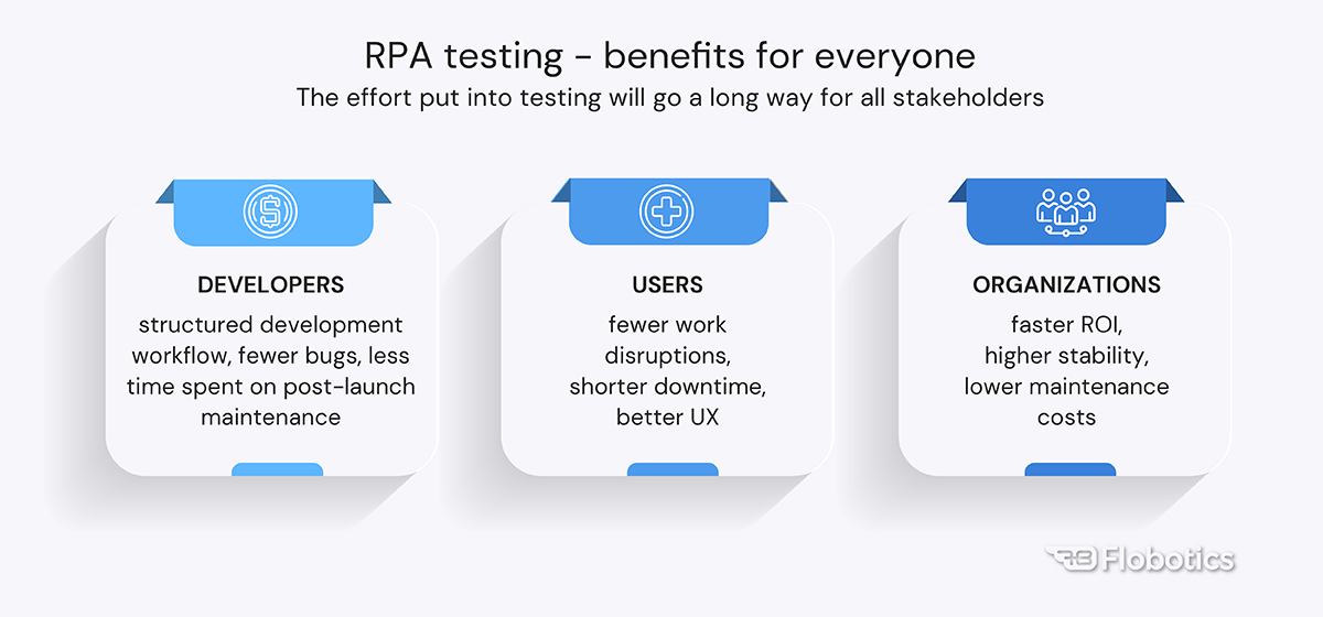 RPA testing - benefits for everyone
