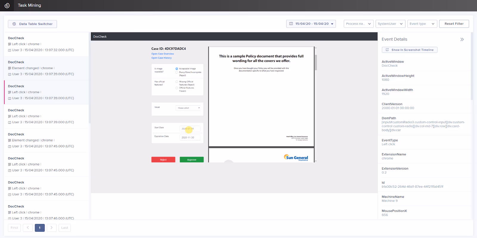 Celonis Task Mining Core Features