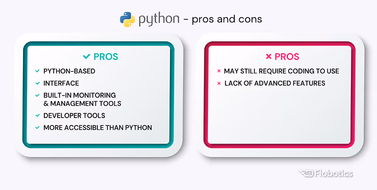 Python pros and cons