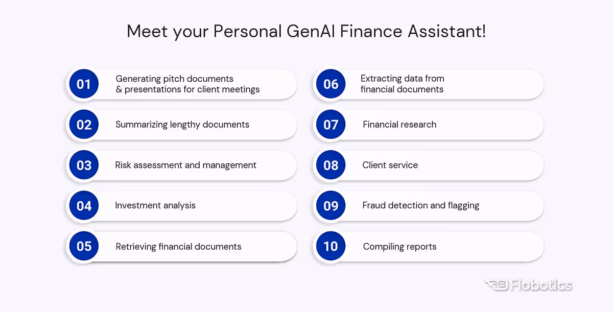 How can generative AI support bankers