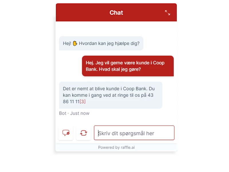 Hvordan bliver jeg kunde hos Coop Bank? - AI-assistent