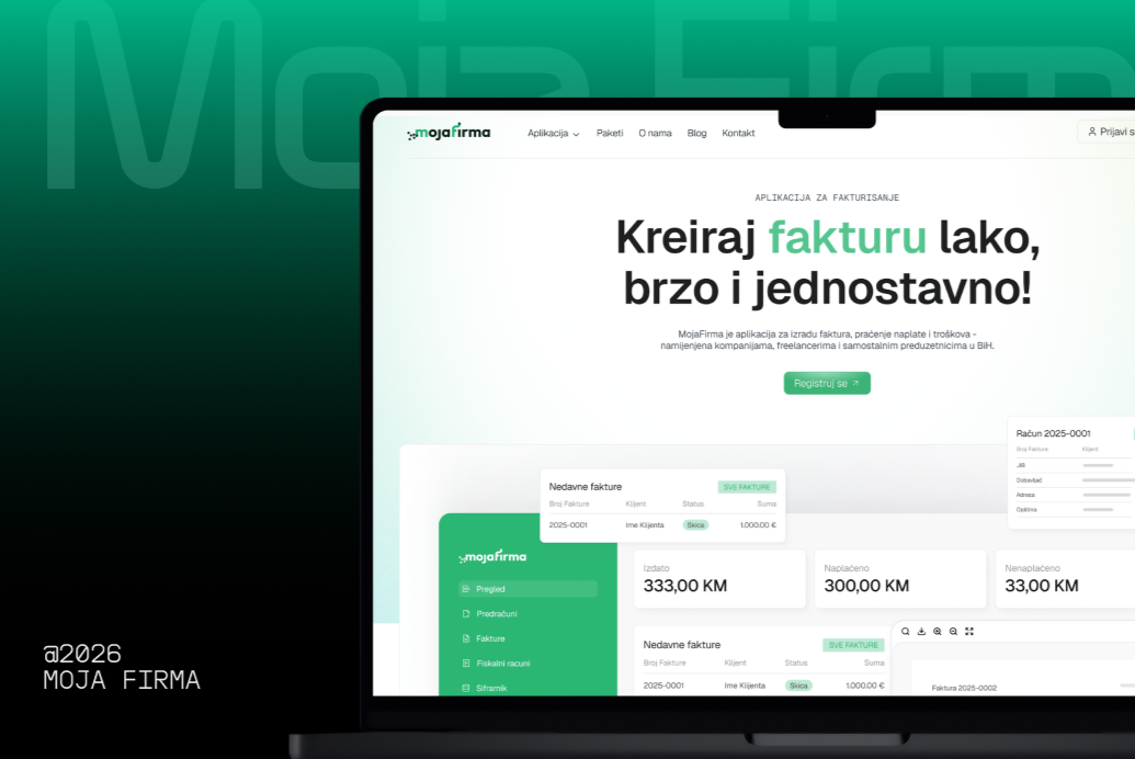 MojaFirma - Invoicing & E-Fiscalization Software thumbnail