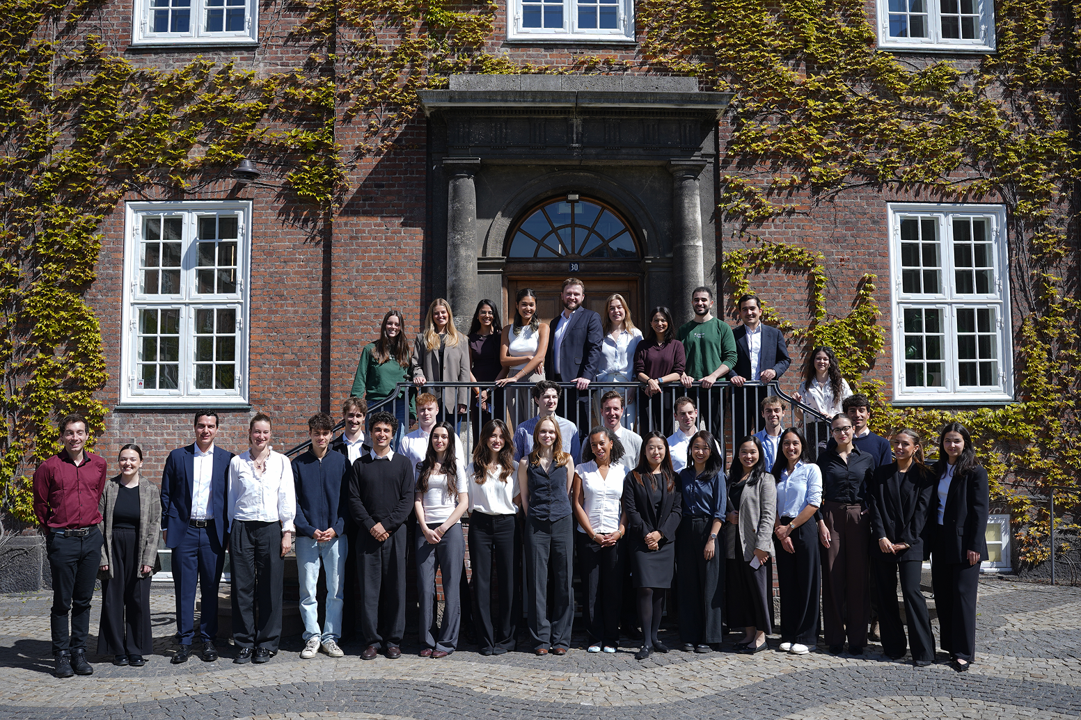 Millennial Consulting team photo during the Spring 2026 consulting cycle in Copenhagen