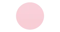 Solid pale pink circle on a transparent background with a small pale pink rectangle attached on the lower right side.