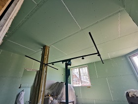 pokój z płyt gipsowo-kartonowych