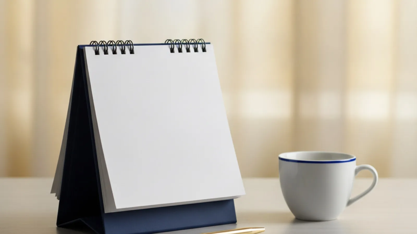 Desk calendar for tracking Medicare enrollment dates