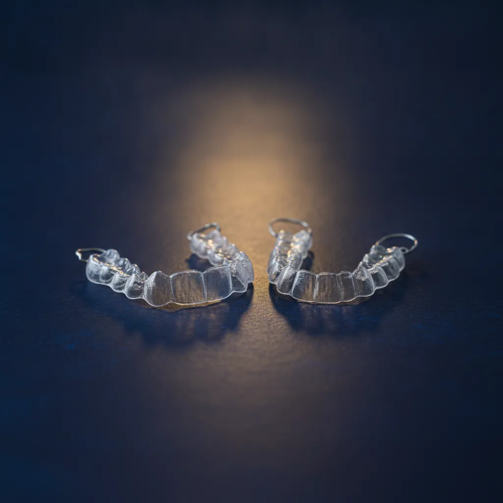 Clear orthodontic aligner trays