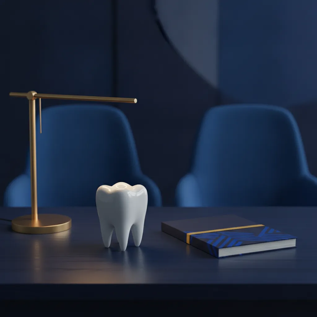 Dental insurance advisor reviewing plan options at a desk