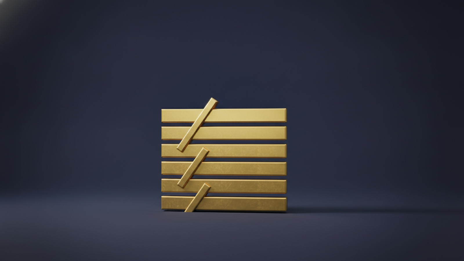 A gold list with several lines struck through on a deep navy background, representing the exclusions in a policy.