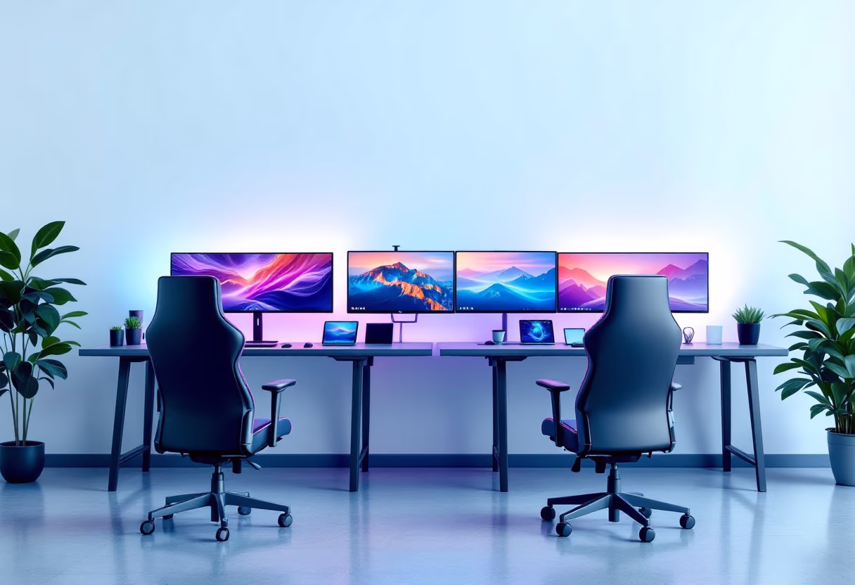 image of workstations