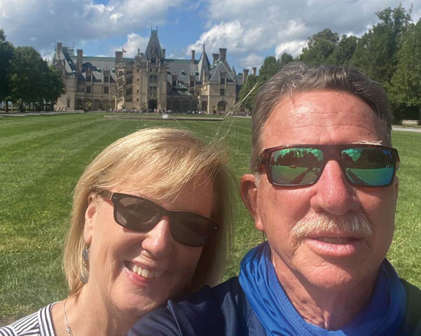 Karen & John Hawkins at the Biltmore Estate. 