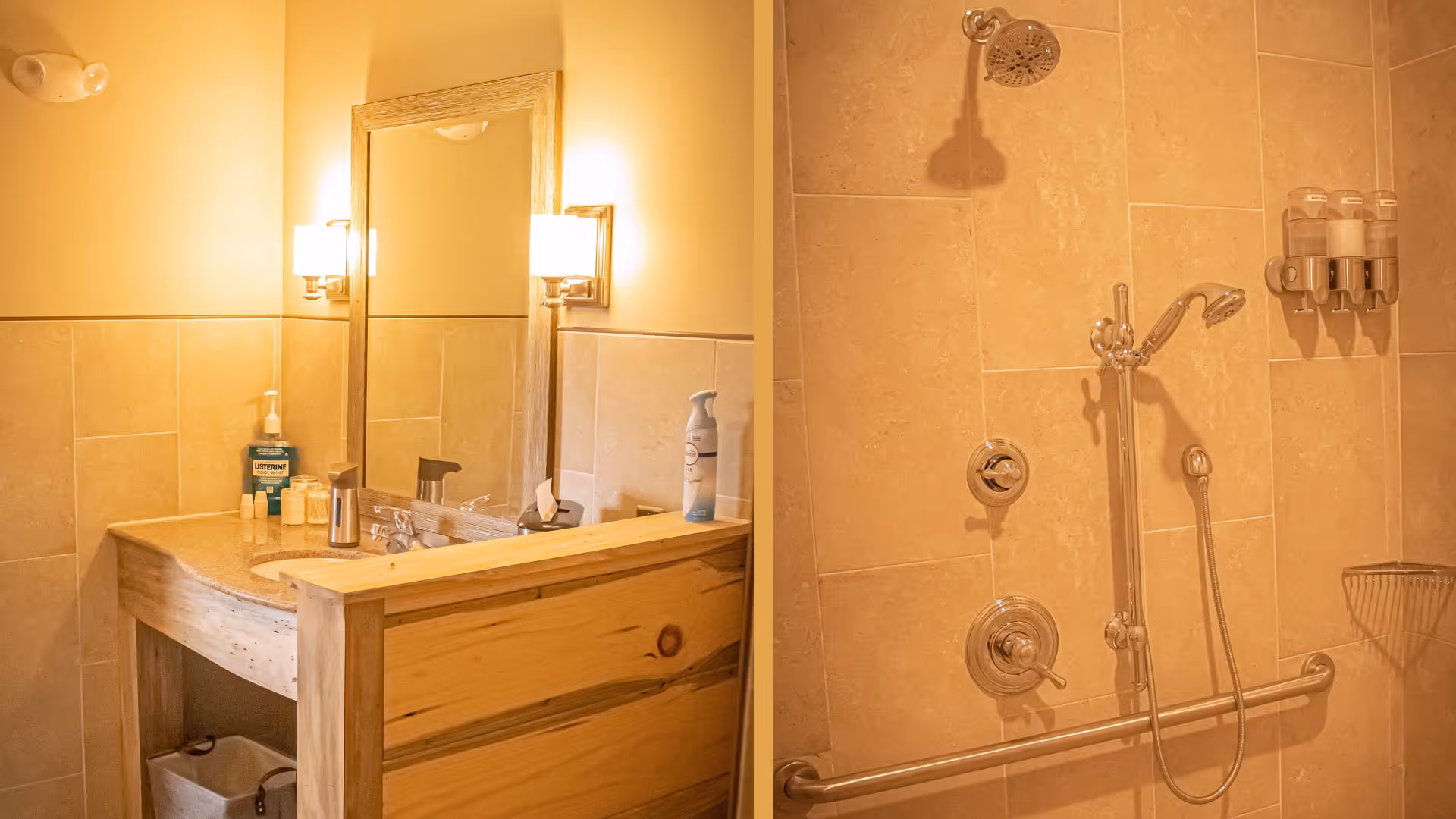 Private bathroom facilities for our Luxury Storage guests. 