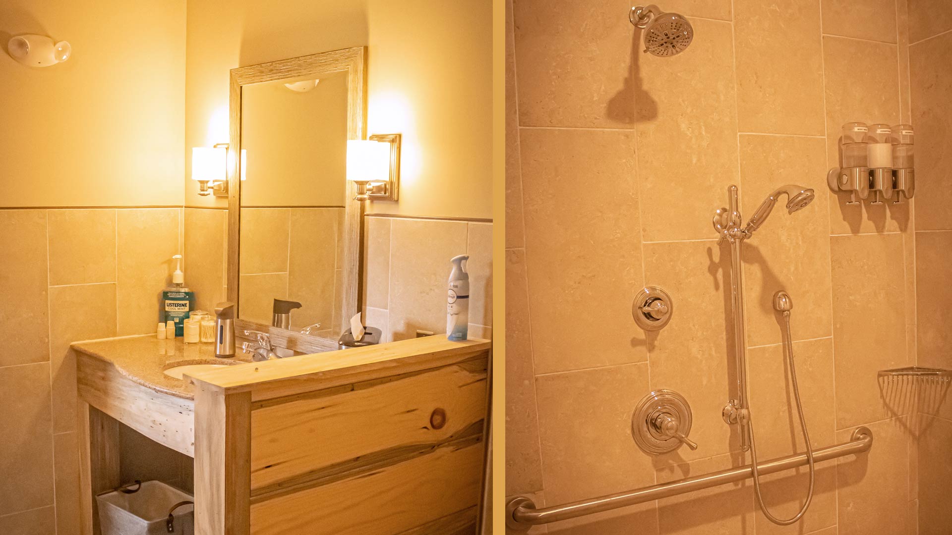 Private bathroom facilities for our Luxury Storage guests. 